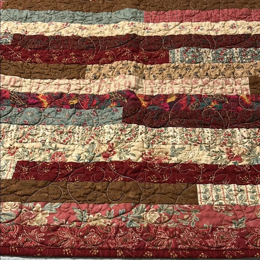 Patchwork Quilt with Star Pattern - Multicolor - Picture 3 of 11